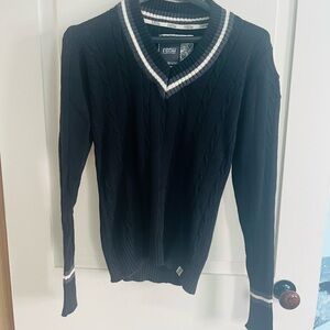 Renu Women's Black V-Neck Sweater